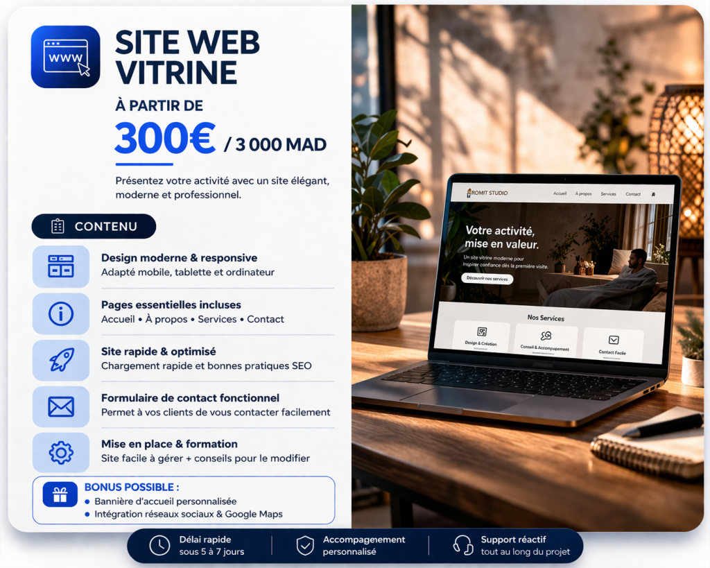 web vitrine